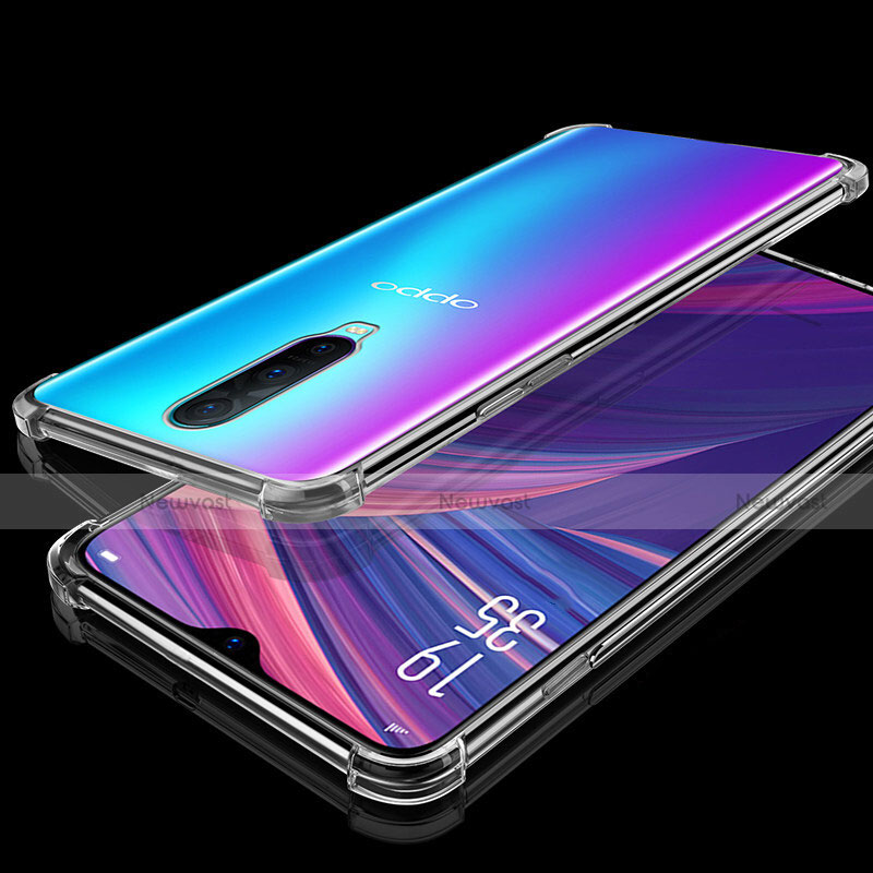 Ultra-thin Transparent TPU Soft Case Cover S05 for Oppo R17 Pro Clear