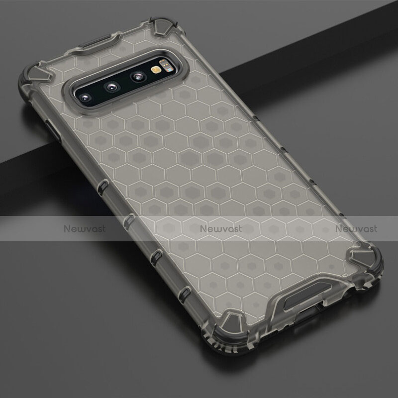 Ultra-thin Transparent TPU Soft Case Cover S05 for Samsung Galaxy S10 5G Black