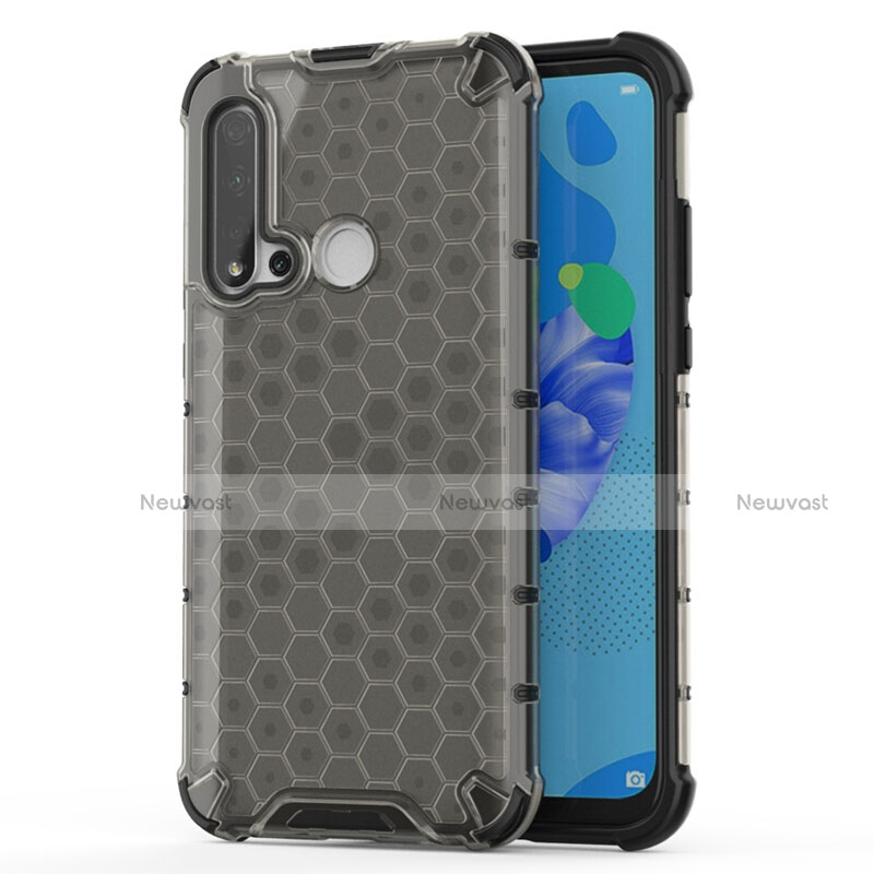 Ultra-thin Transparent TPU Soft Case Cover S06 for Huawei Nova 5i Black