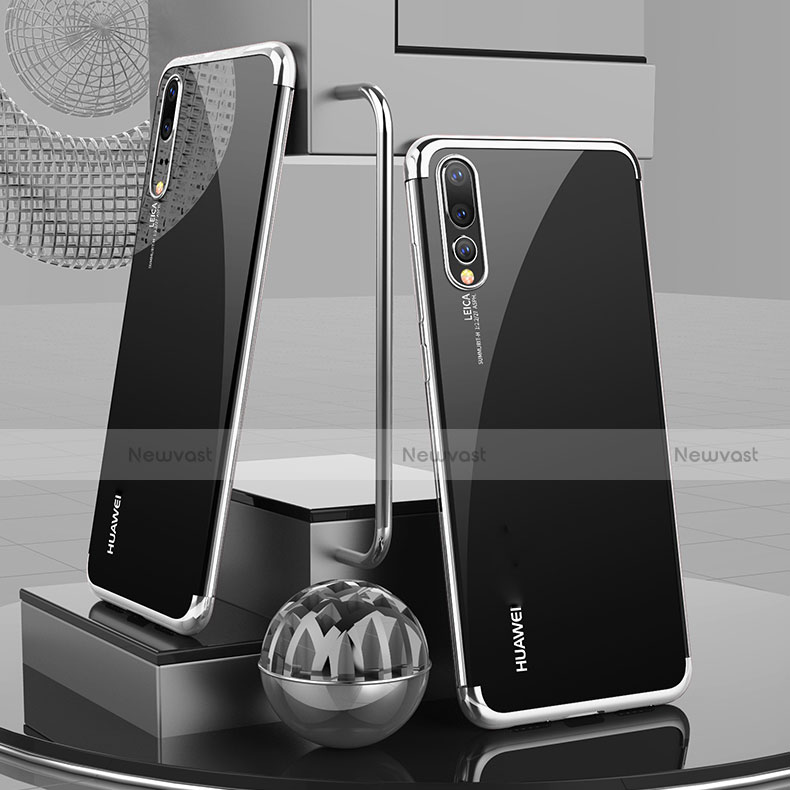 Ultra-thin Transparent TPU Soft Case Cover S07 for Huawei P20 Pro