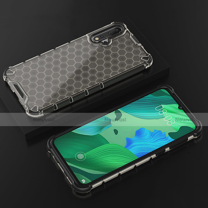 Ultra-thin Transparent TPU Soft Case Cover S08 for Huawei Nova 5 Black