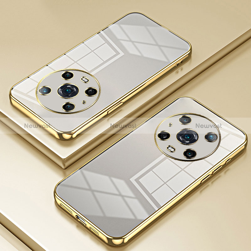 Ultra-thin Transparent TPU Soft Case Cover SY1 for Huawei Honor Magic4 Pro 5G Gold