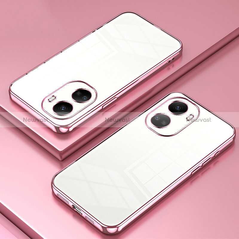 Ultra-thin Transparent TPU Soft Case Cover SY1 for Huawei Nova 10 SE Rose Gold