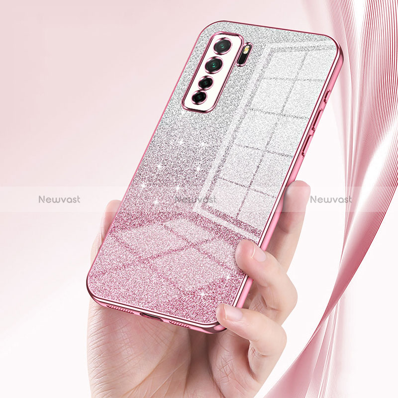 Ultra-thin Transparent TPU Soft Case Cover SY1 for Huawei Nova 7 SE 5G