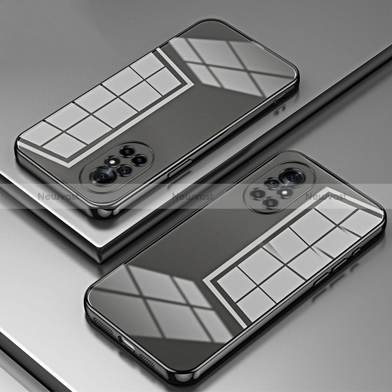 Ultra-thin Transparent TPU Soft Case Cover SY1 for Huawei Nova 8 5G Black