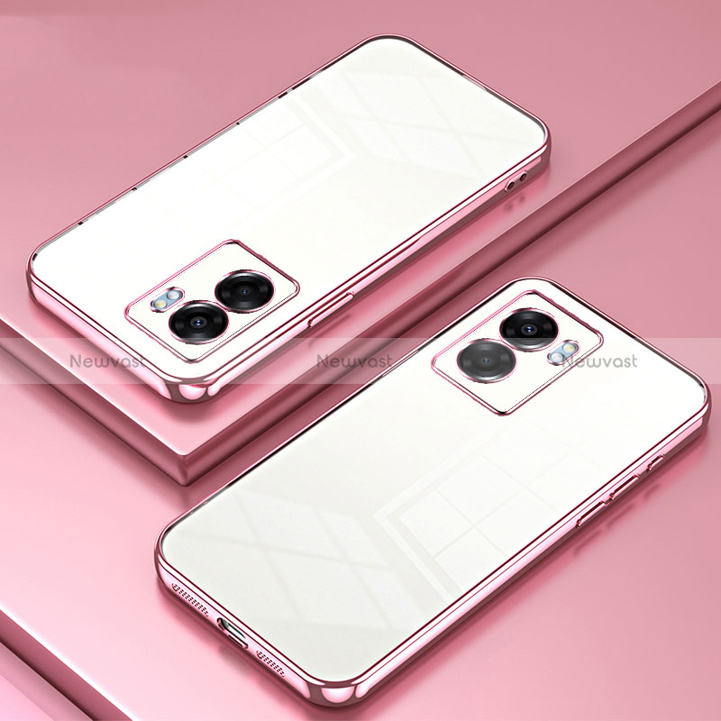 Ultra-thin Transparent TPU Soft Case Cover SY1 for Oppo A77 5G