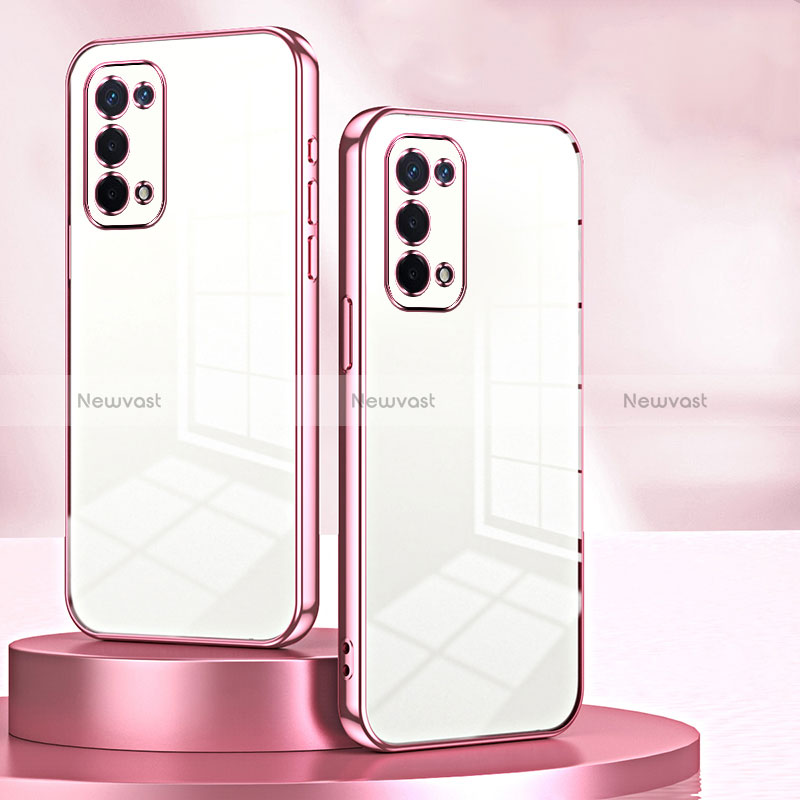 Ultra-thin Transparent TPU Soft Case Cover SY1 for Oppo A93 5G
