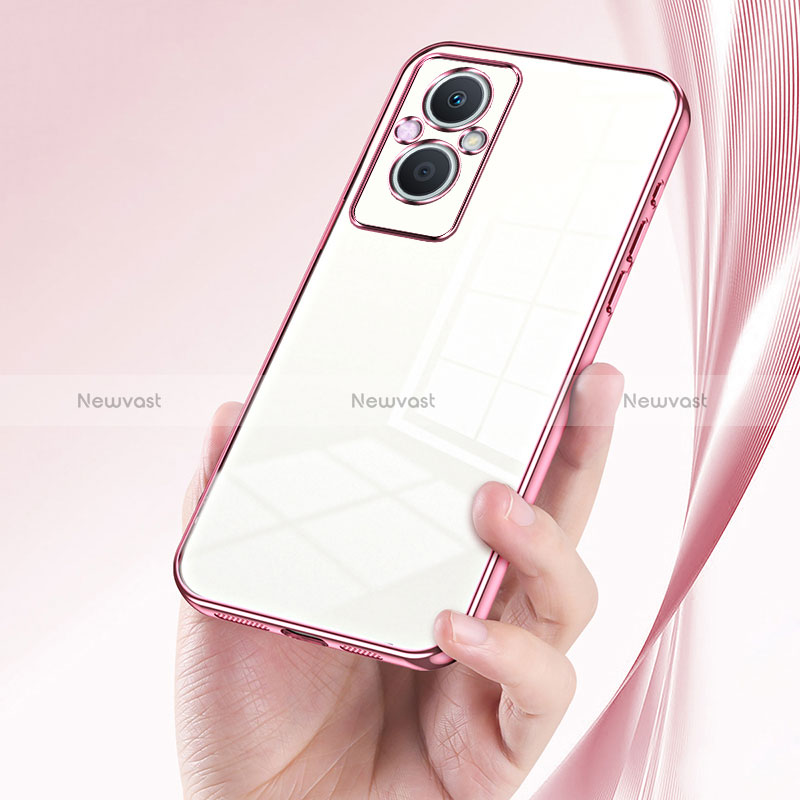 Ultra-thin Transparent TPU Soft Case Cover SY1 for Oppo A96 5G