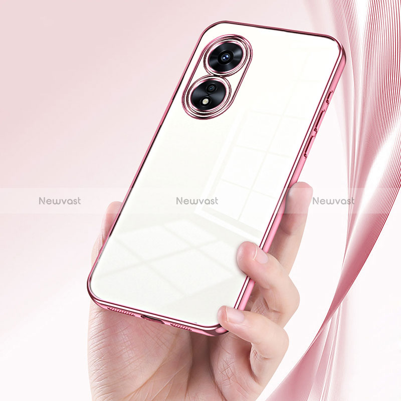 Ultra-thin Transparent TPU Soft Case Cover SY1 for Oppo A97 5G