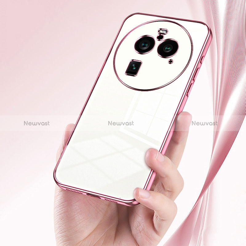 Ultra-thin Transparent TPU Soft Case Cover SY1 for Oppo Find X6 Pro 5G