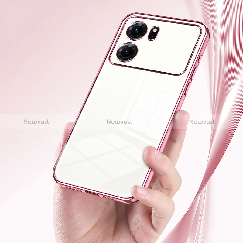 Ultra-thin Transparent TPU Soft Case Cover SY1 for Oppo K10 5G