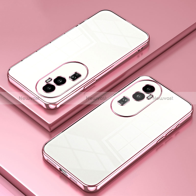 Ultra-thin Transparent TPU Soft Case Cover SY1 for Oppo Reno10 Pro+ Plus 5G