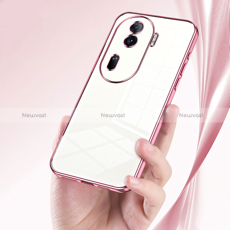 Ultra-thin Transparent TPU Soft Case Cover SY1 for Oppo Reno11 Pro 5G