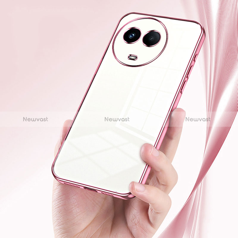 Ultra-thin Transparent TPU Soft Case Cover SY1 for Realme V50s 5G