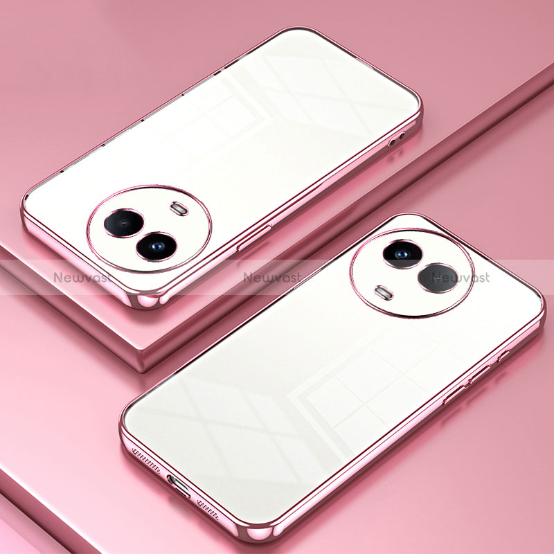 Ultra-thin Transparent TPU Soft Case Cover SY1 for Realme V50s 5G