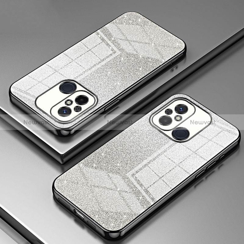 Ultra-thin Transparent TPU Soft Case Cover SY1 for Xiaomi Poco C55 Black