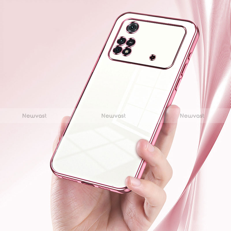 Ultra-thin Transparent TPU Soft Case Cover SY1 for Xiaomi Poco M4 Pro 4G