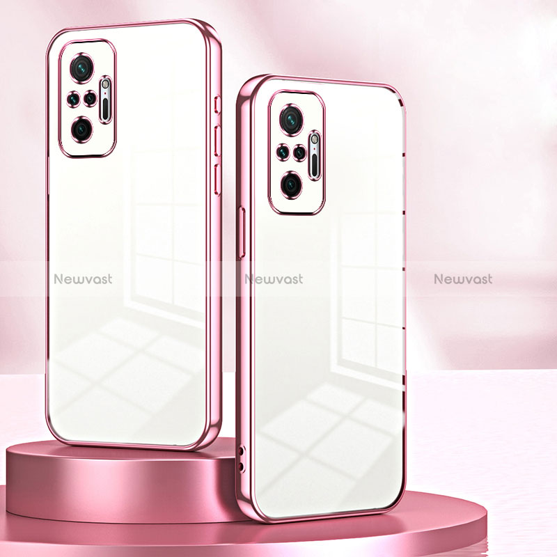 Ultra-thin Transparent TPU Soft Case Cover SY1 for Xiaomi Redmi Note 10 Pro 4G