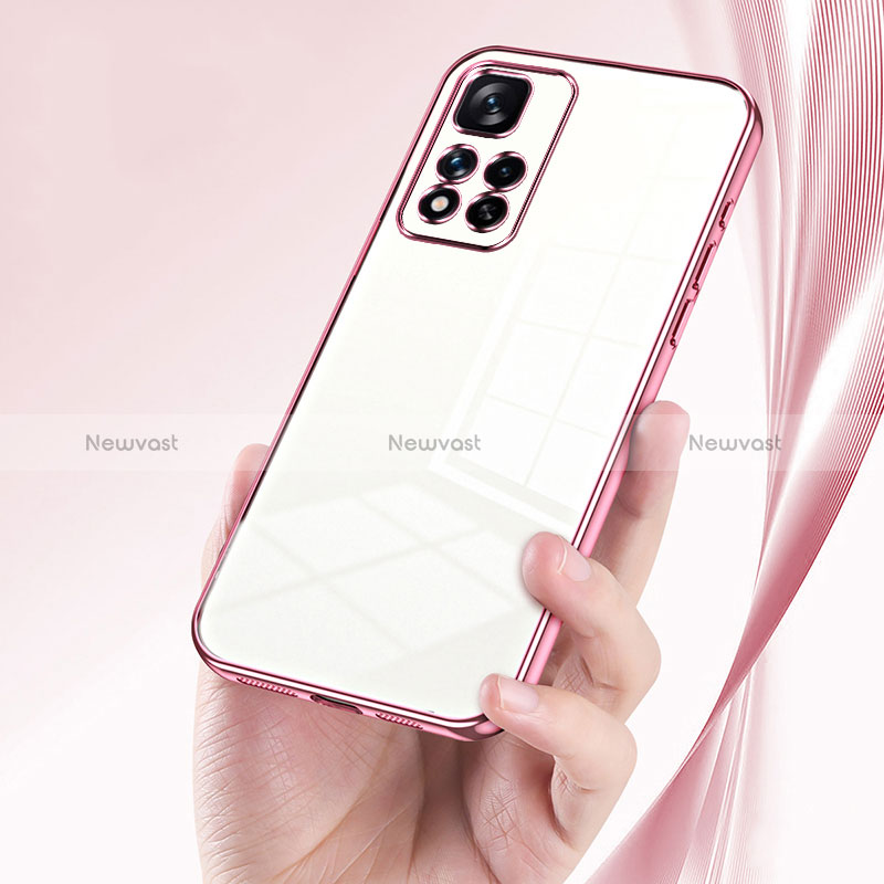 Ultra-thin Transparent TPU Soft Case Cover SY1 for Xiaomi Redmi Note 11 Pro 5G