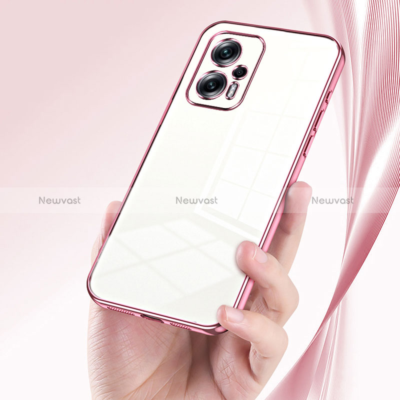 Ultra-thin Transparent TPU Soft Case Cover SY1 for Xiaomi Redmi Note 11T Pro 5G