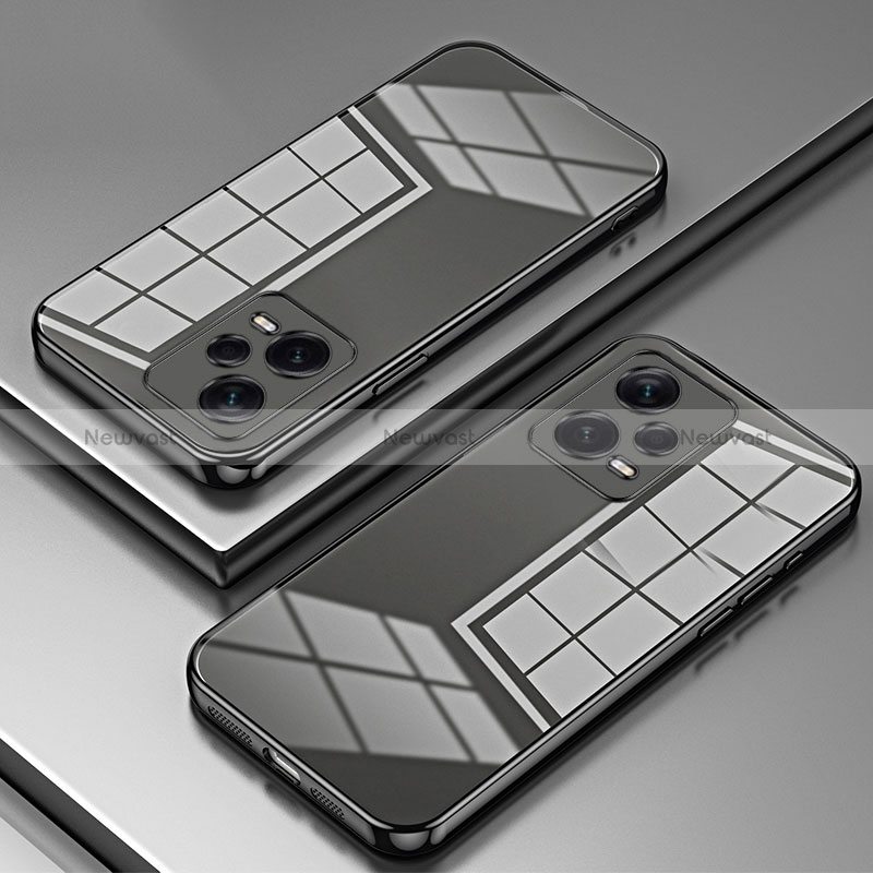 Ultra-thin Transparent TPU Soft Case Cover SY1 for Xiaomi Redmi Note 12 Explorer Black