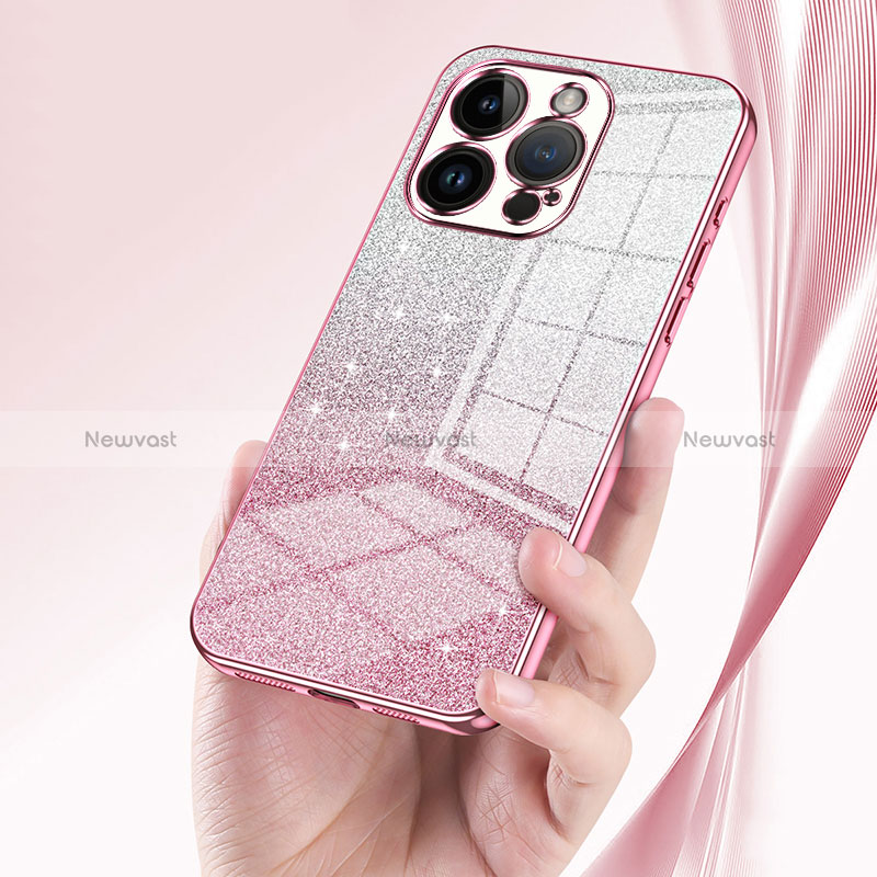 Ultra-thin Transparent TPU Soft Case Cover SY2 for Apple iPhone 16 Pro