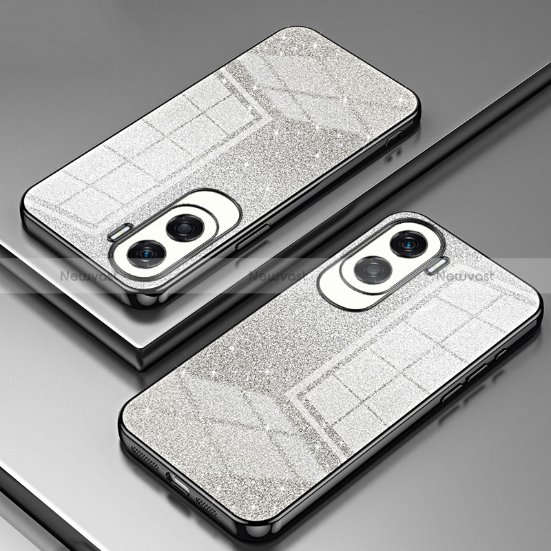 Ultra-thin Transparent TPU Soft Case Cover SY2 for Huawei Nova 9 SE Black