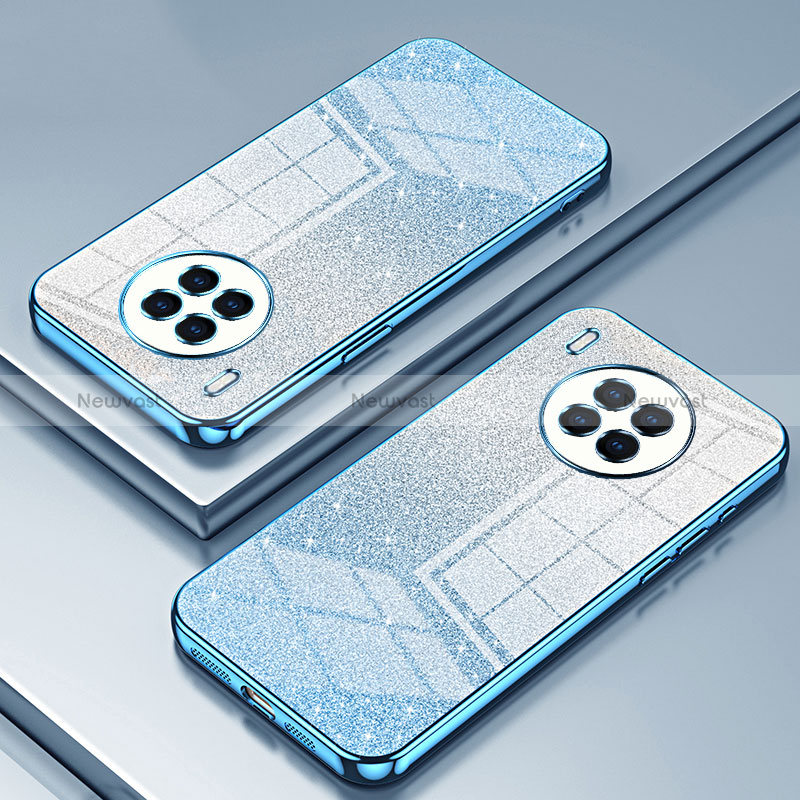 Ultra-thin Transparent TPU Soft Case Cover SY2 for Huawei Nova 8i Blue
