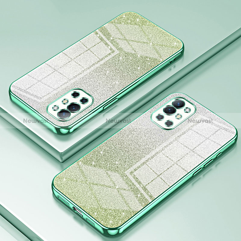 Ultra-thin Transparent TPU Soft Case Cover SY2 for OnePlus 9R 5G Green