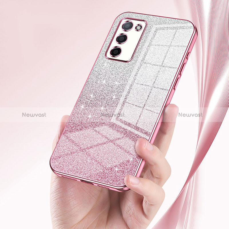 Ultra-thin Transparent TPU Soft Case Cover SY2 for Oppo A55 5G