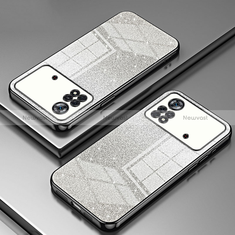 Ultra-thin Transparent TPU Soft Case Cover SY2 for Xiaomi Poco X4 Pro 5G Black