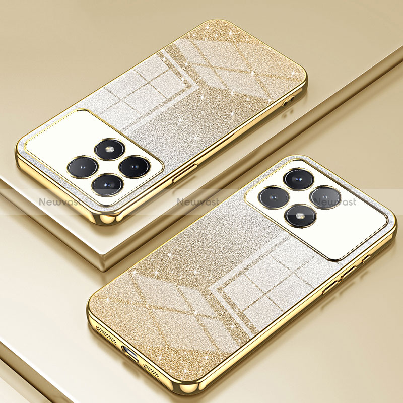 Ultra-thin Transparent TPU Soft Case Cover SY2 for Xiaomi Redmi K70 5G Gold