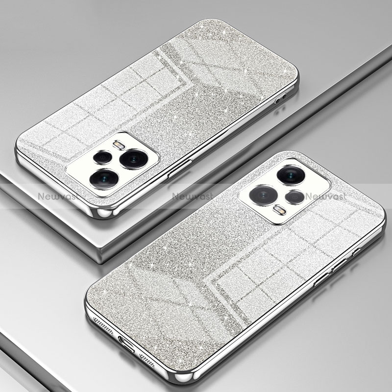 Ultra-thin Transparent TPU Soft Case Cover SY2 for Xiaomi Redmi Note 12 Explorer Silver