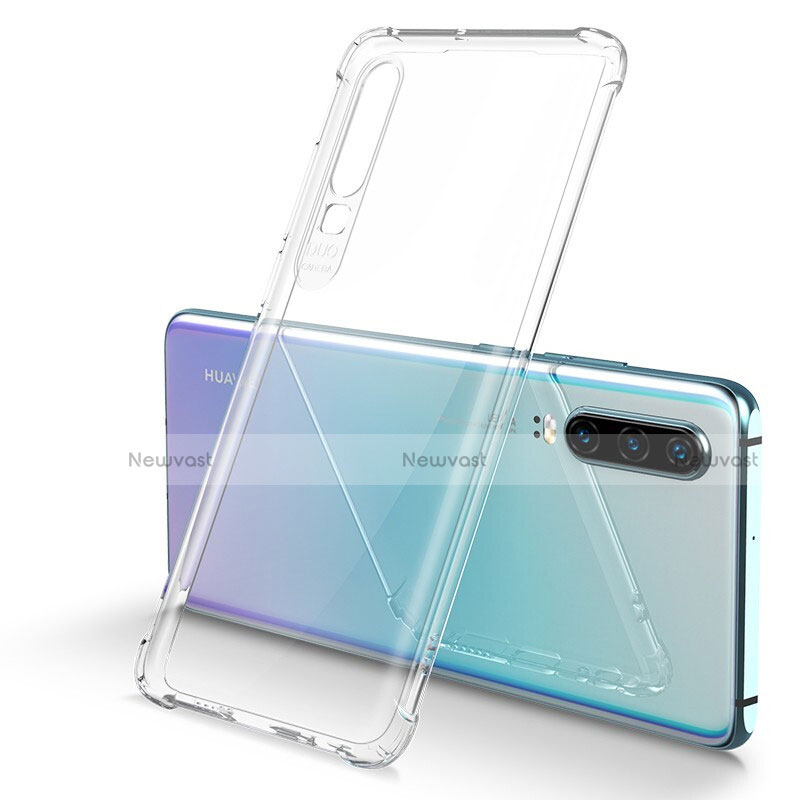 Ultra-thin Transparent TPU Soft Case Cover U01 for Huawei P30 Clear