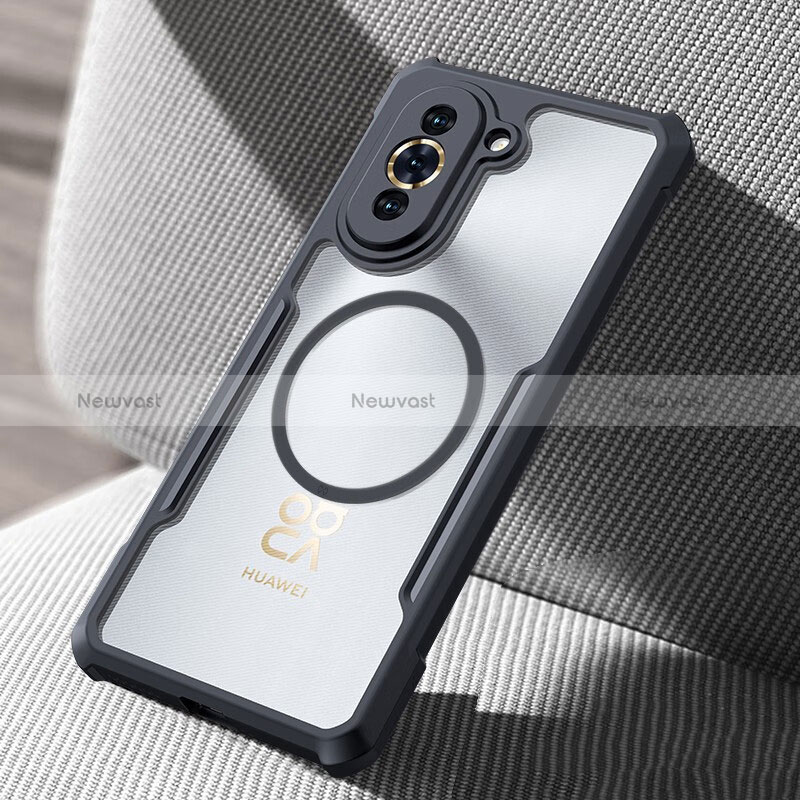 Ultra-thin Transparent TPU Soft Case Cover with Mag-Safe Magnetic for Huawei Nova 10 Black