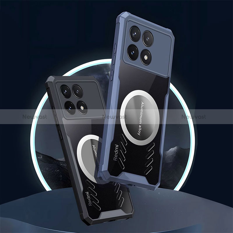 Ultra-thin Transparent TPU Soft Case Cover with Mag-Safe Magnetic for Xiaomi Redmi K70 5G