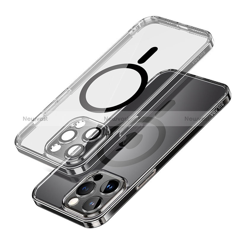 Ultra-thin Transparent TPU Soft Case Cover with Mag-Safe Magnetic LD1 for Apple iPhone 14 Pro Max