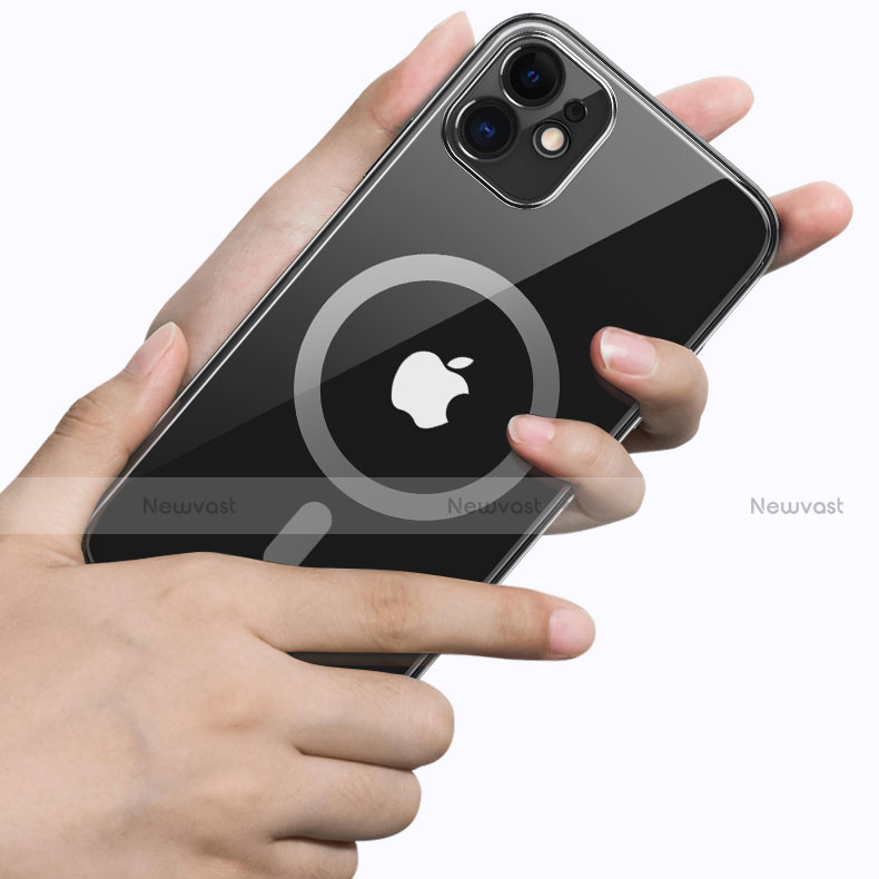 Ultra-thin Transparent TPU Soft Case Cover with Mag-Safe Magnetic M01 for Apple iPhone 12 Mini