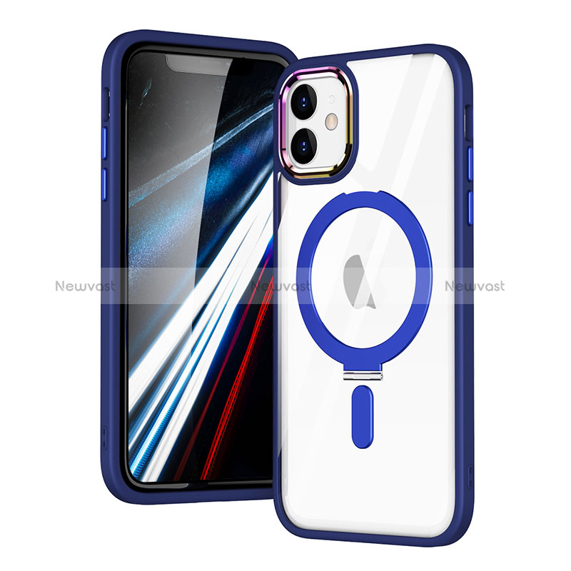 Ultra-thin Transparent TPU Soft Case Cover with Mag-Safe Magnetic SD1 for Apple iPhone 11