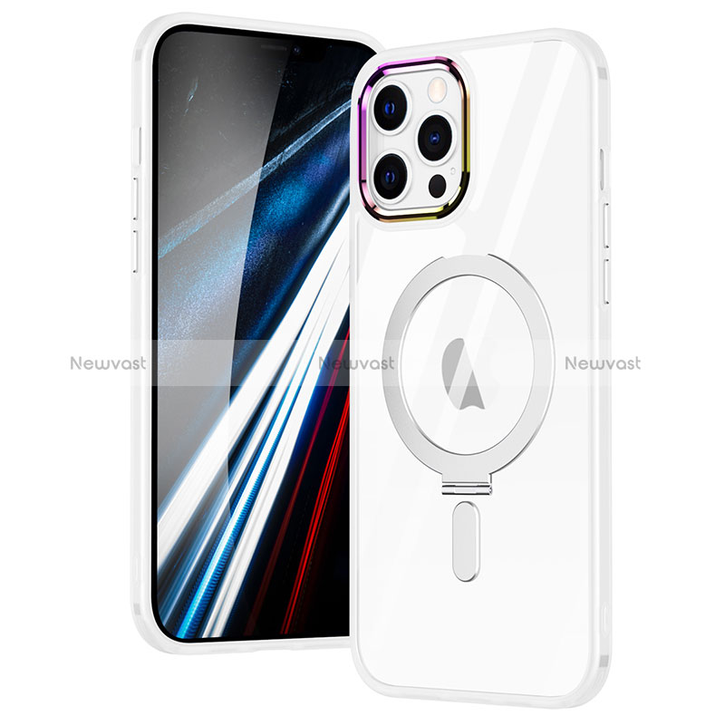 Ultra-thin Transparent TPU Soft Case Cover with Mag-Safe Magnetic SD1 for Apple iPhone 12 Pro Max