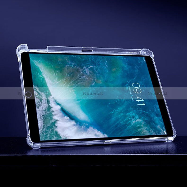 Ultra-thin Transparent TPU Soft Case Cover with Stand for Apple iPad Air 3 Clear