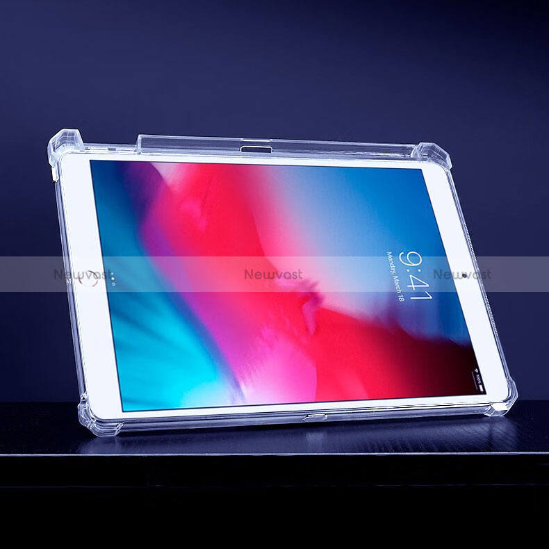 Ultra-thin Transparent TPU Soft Case Cover with Stand for Apple iPad Mini 5 (2019) Clear