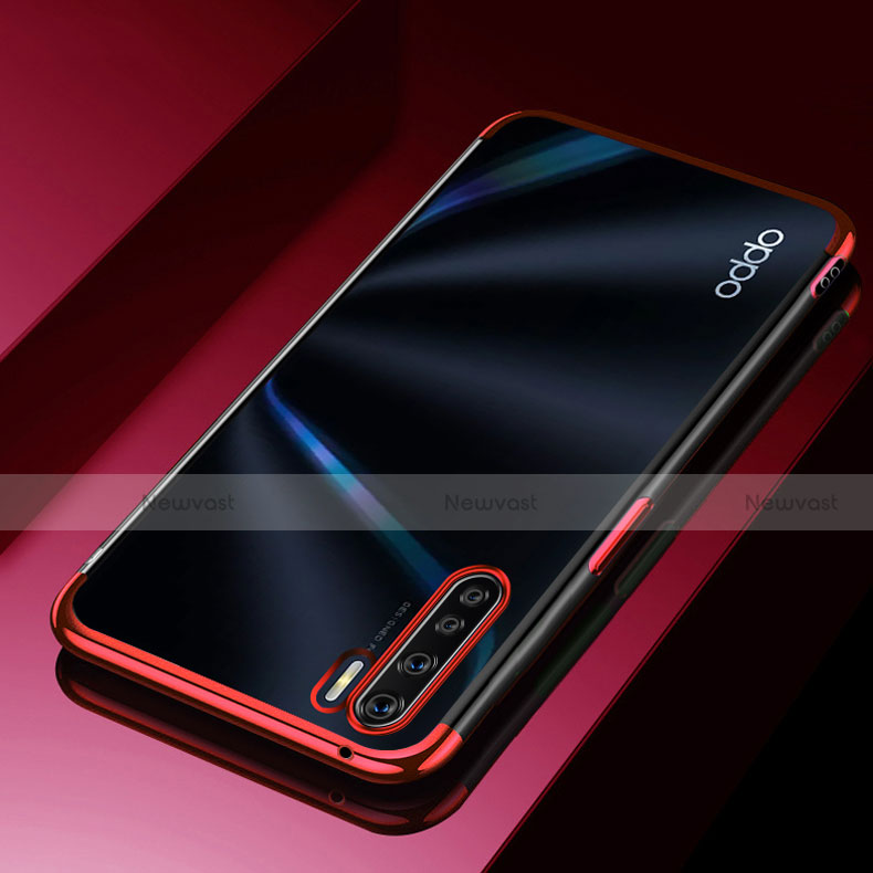 Ultra-thin Transparent TPU Soft Case Cover Z01 for Oppo Reno3