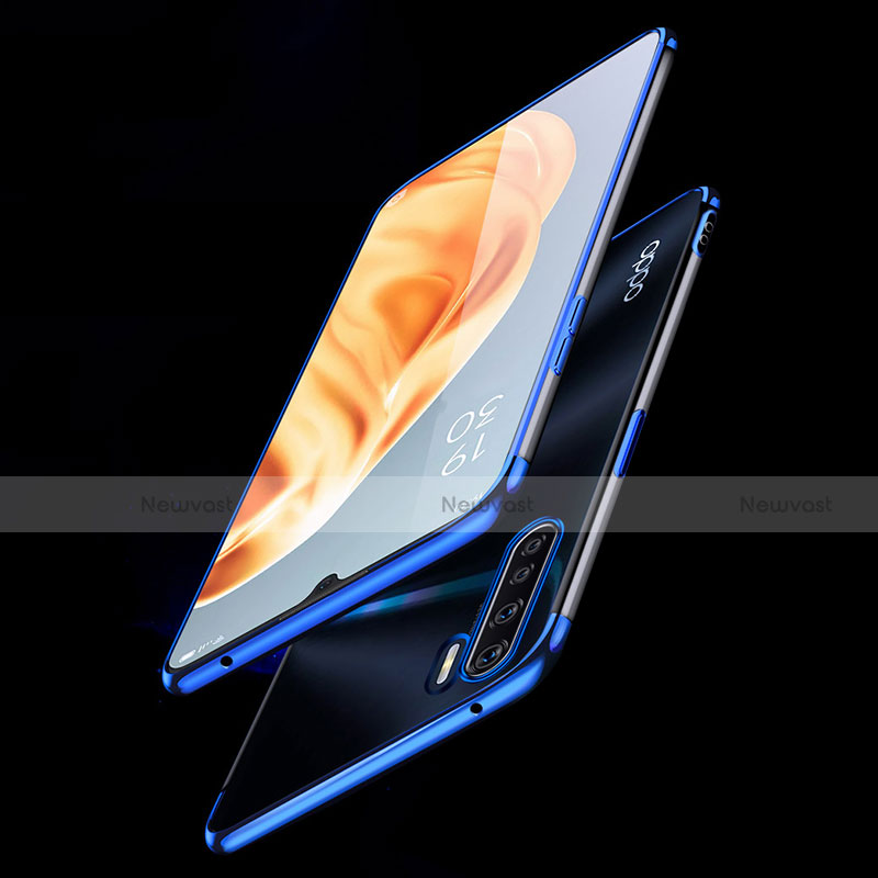 Ultra-thin Transparent TPU Soft Case Cover Z01 for Oppo Reno3