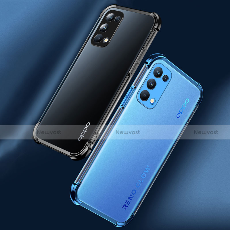 Ultra-thin Transparent TPU Soft Case Cover Z01 for Oppo Reno5 5G