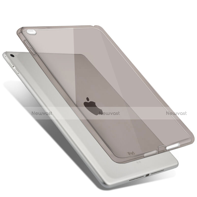 Ultra-thin Transparent TPU Soft Case for Apple iPad Air 2 Gray