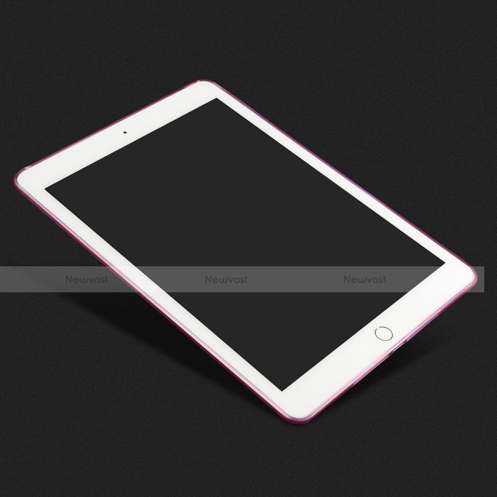 Ultra-thin Transparent TPU Soft Case for Apple iPad Air 2 Pink