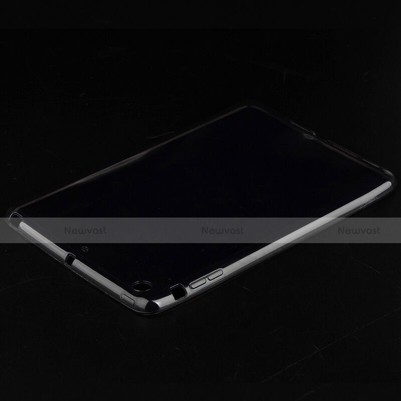 Ultra-thin Transparent TPU Soft Case for Apple iPad Mini 2 Gray