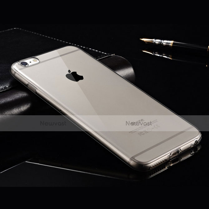 Ultra-thin Transparent TPU Soft Case for Apple iPhone 6 Gray