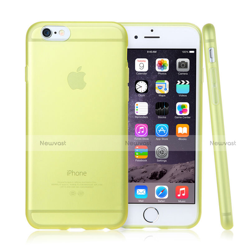 Ultra-thin Transparent TPU Soft Case for Apple iPhone 6 Plus Green